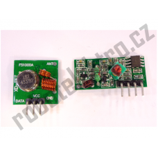 Vysílač a přijímač, 315MHz